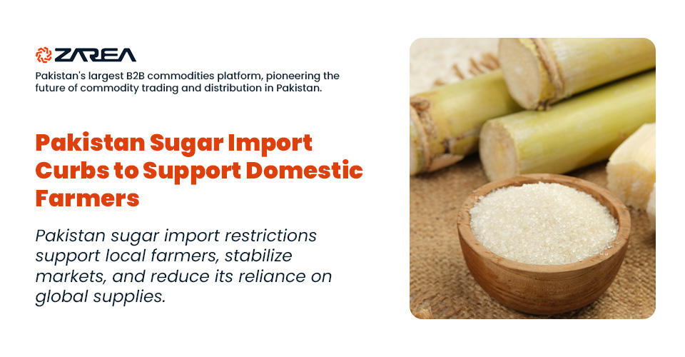 Sugar Import Pakistan 2025 Curbs to Support Domestic Farmers